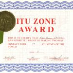 ITU Zone Award