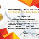 IARU Region 3 Award