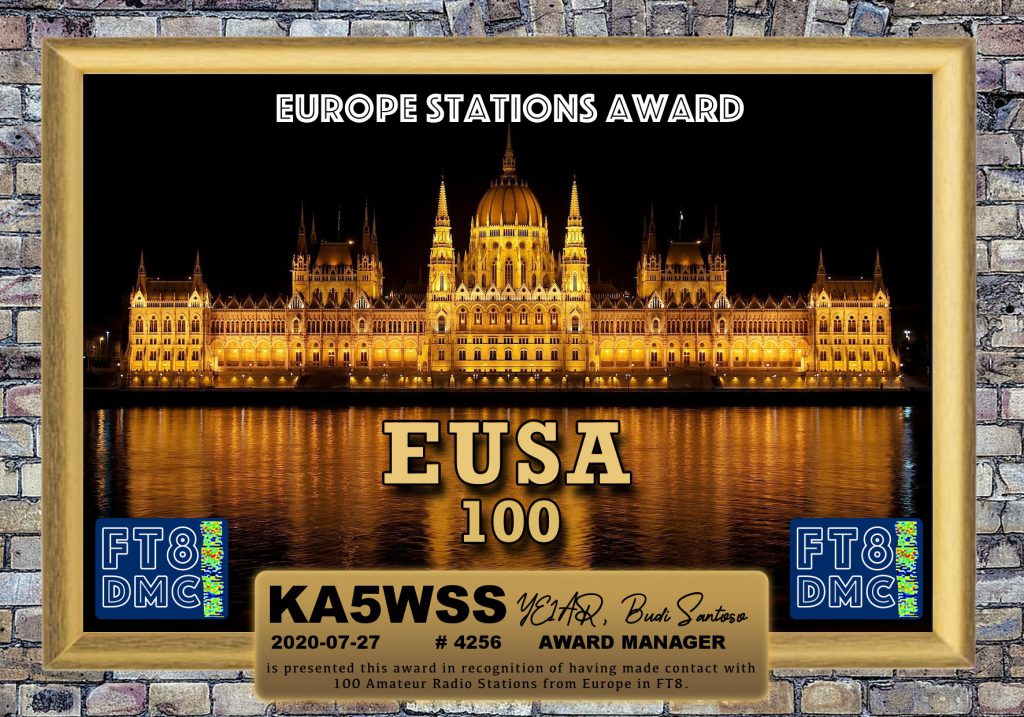 EUSA 100 Award