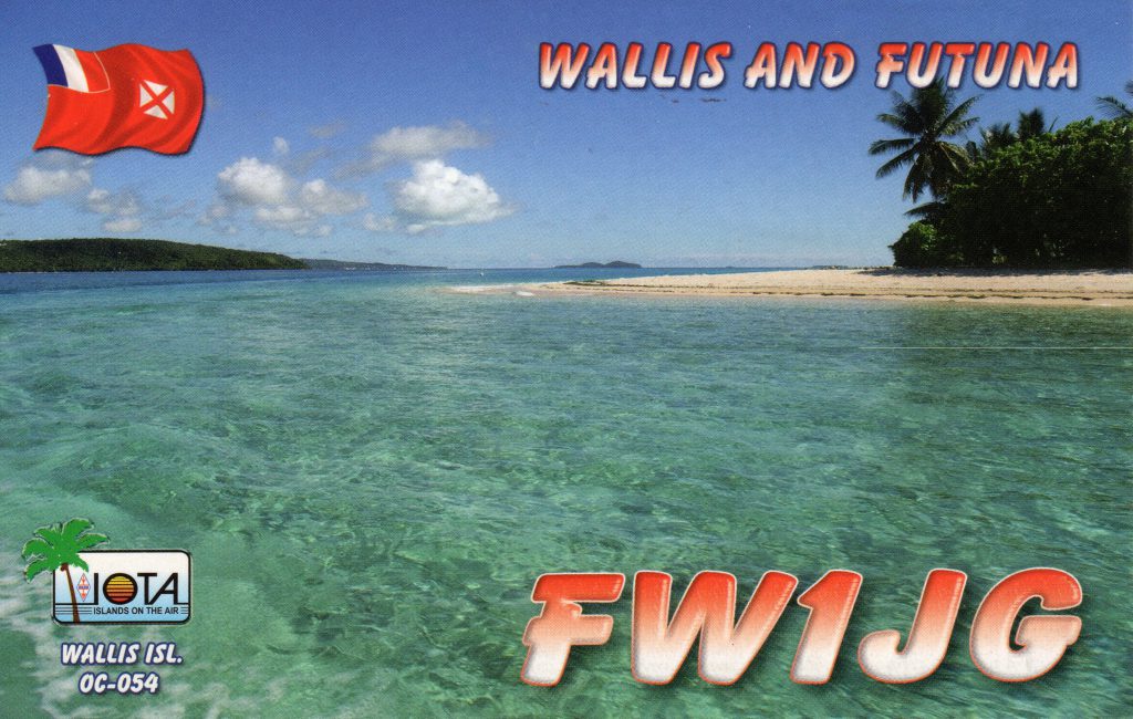 FW1JG QSL Card