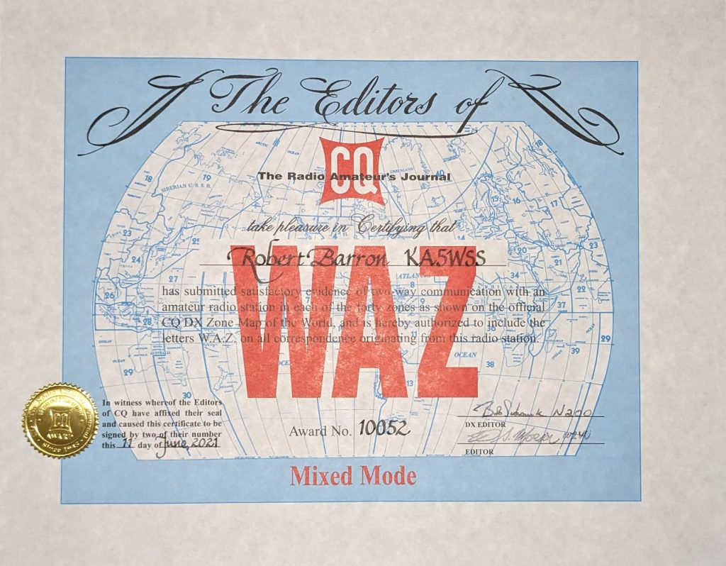 WAZ Award