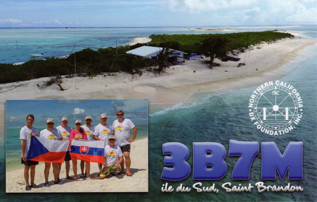 3B7M QSL Card