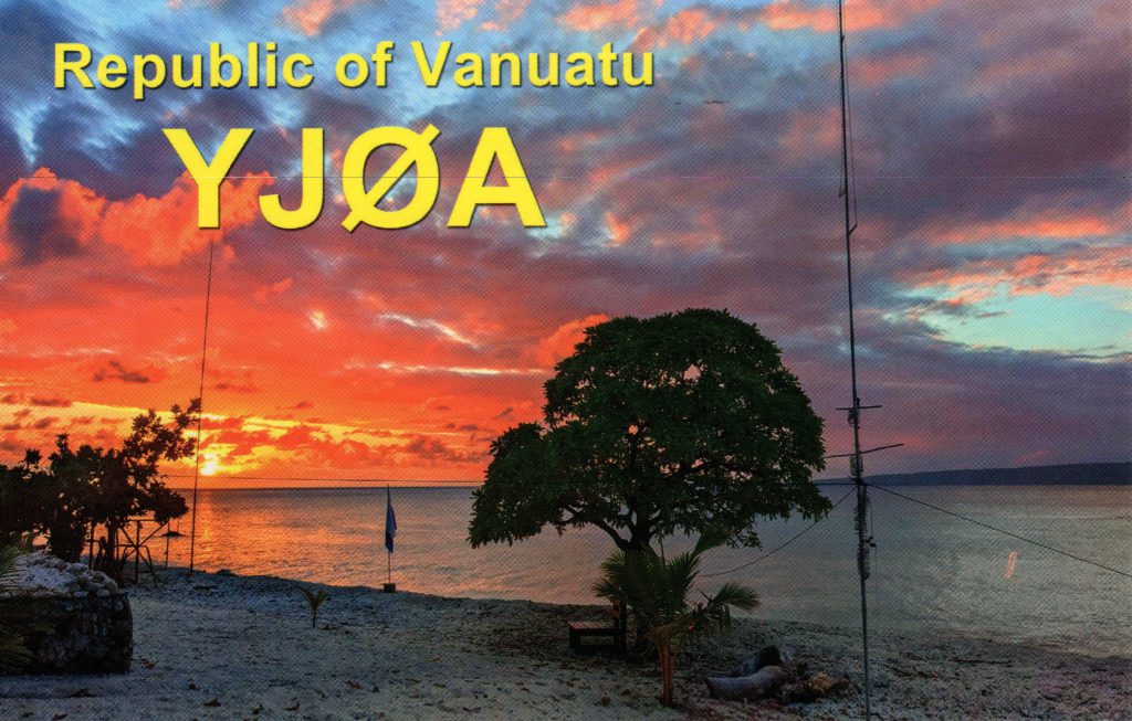 YJ0A QSL Card