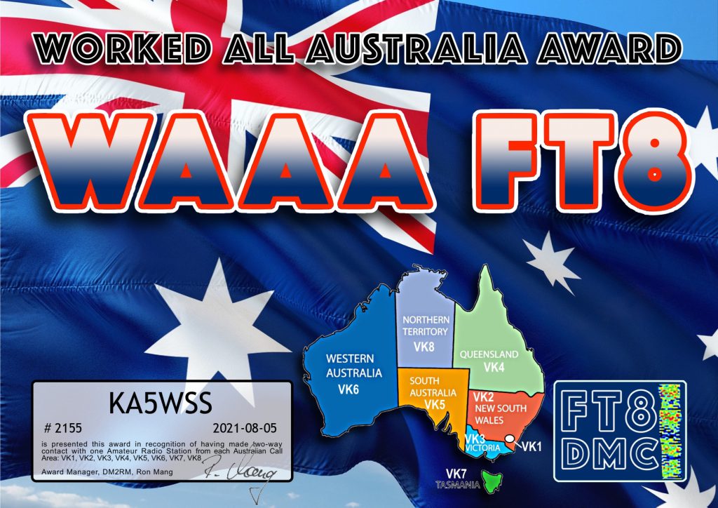 Worked All Australia Award