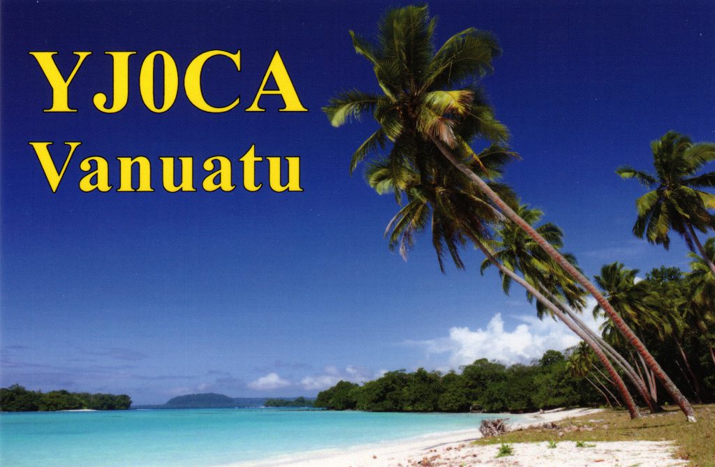 YJ0CA QSL Card