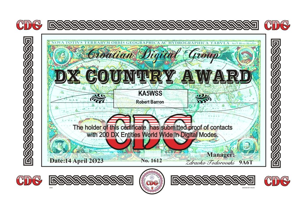 DX Country Award