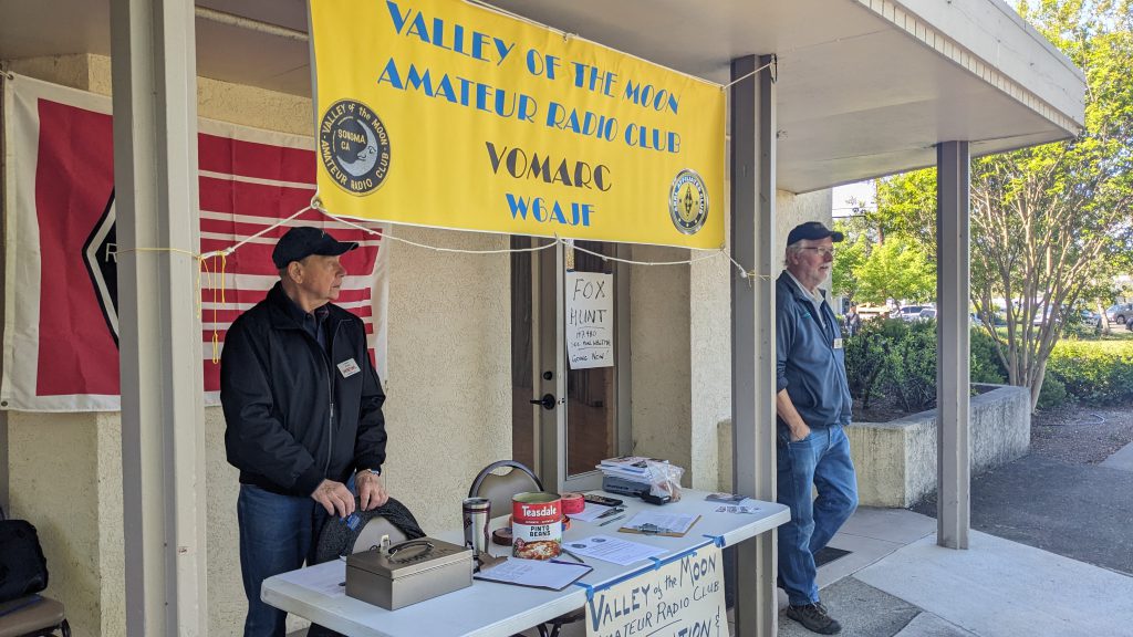 Check in table at 2024 Sonoma Hamfest