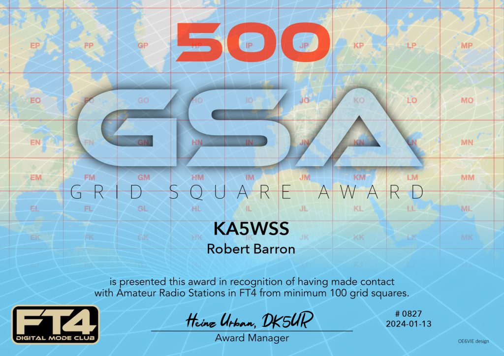 Grid Square Award