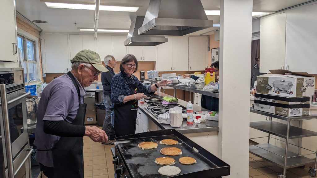 Cooks in the kitchen at Sonoma Hamfest 2025
