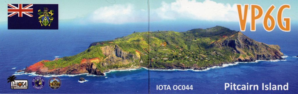 VP6G QSL Card